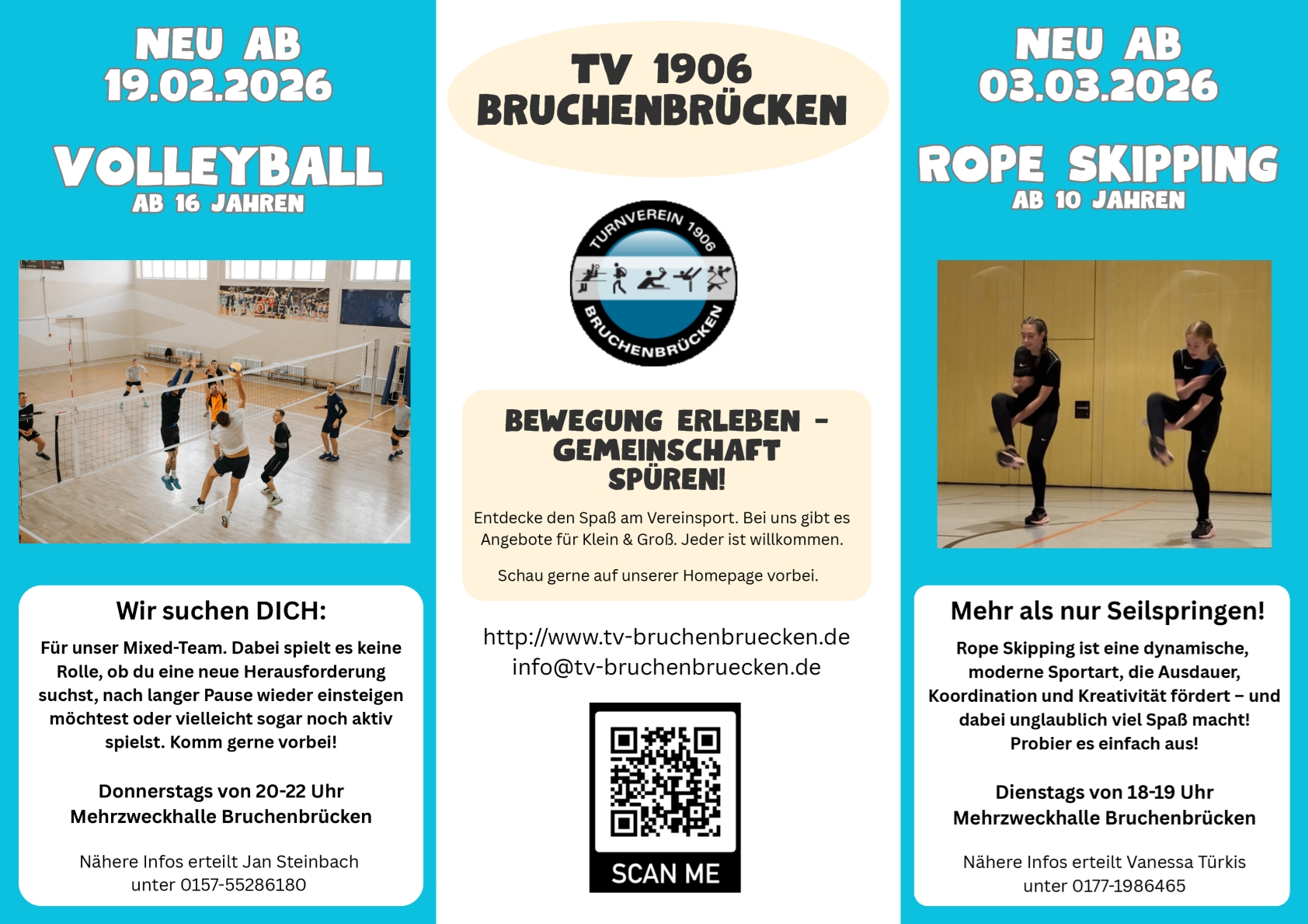 Flyer Tischtennis Rope Skippin